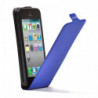 Housse Étui Premium Ultra-Fin à Rabat avec fermeture magnétique pour Apple iPhone 5/5S/SE - Bleu