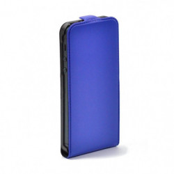 Housse Étui Premium Ultra-Fin à Rabat avec fermeture magnétique pour Apple iPhone 5/5S/SE - Bleu
