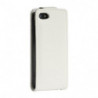 Housse Étui rigide à Rabat avec Languette aimantée pour Apple iPhone 5/5S/SE - Blanc