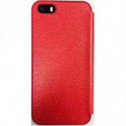 Etui S View Cover en Résine pour Apple iPhone 5/5S/SE - Rouge