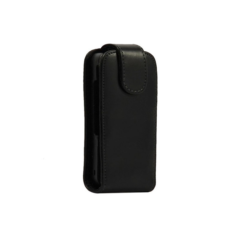 Housse Étui rigide à Rabat avec Languette aimantée pour Nokia 5230 - Noir