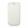 Etui Flip Cover pour Samsung Galaxy S3 mini - Blanc