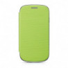 Etui Flip Cover pour Samsung Galaxy S3 mini - Vert Pomme