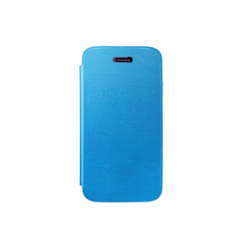 Etui Flip Cover pour Apple iPhone 4/4S - Bleu Clair