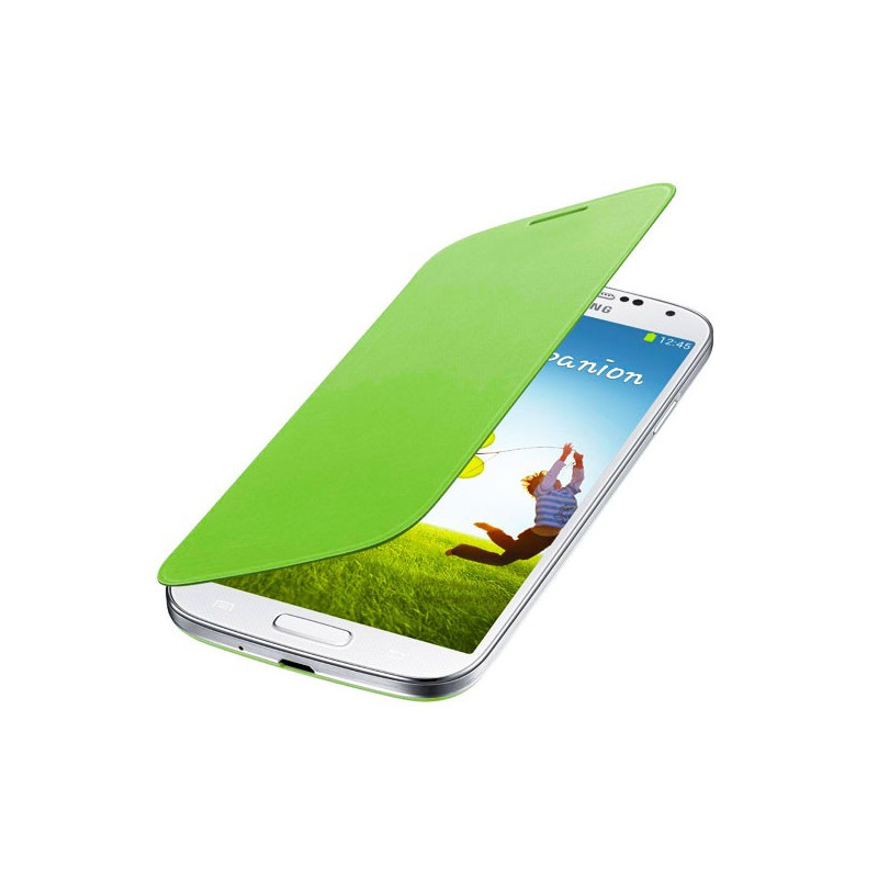 Etui Flip Cover pour Samsung Galaxy S4 - Vert Pomme