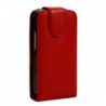 Housse Étui rigide à Rabat avec Languette aimantée pour Samsung Galaxy Ace (S5830) - Rouge