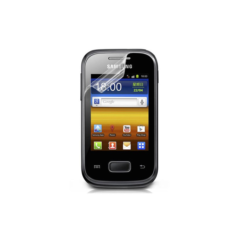 Film de Protection Deluxe avec Applicateur et Serviette de Nettoyage pour Samsung S5300 Galaxy Pocket