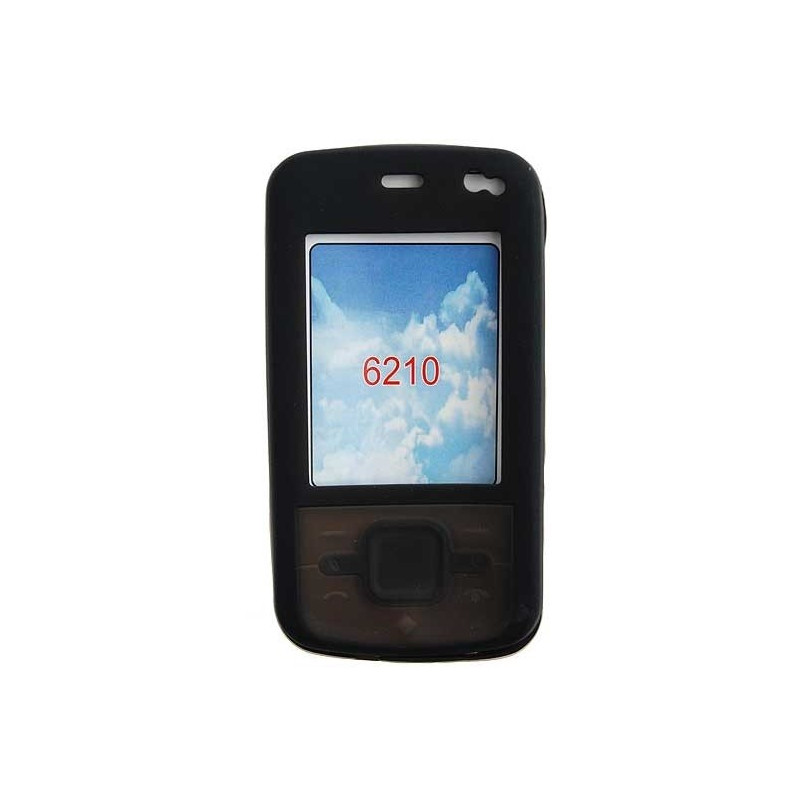 Housse Thermoformée en Silicone mou pour Nokia 6210 Navigator - Noir