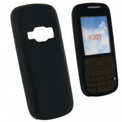 Housse Thermoformée en Silicone mou pour Nokia 6303 Classic/6303i Classic - Noir