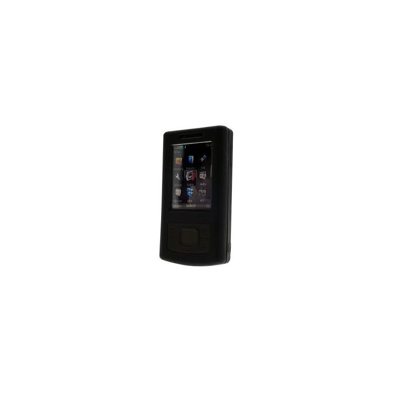 Housse Thermoformée en Silicone mou pour Nokia 6500 Slide - Noir