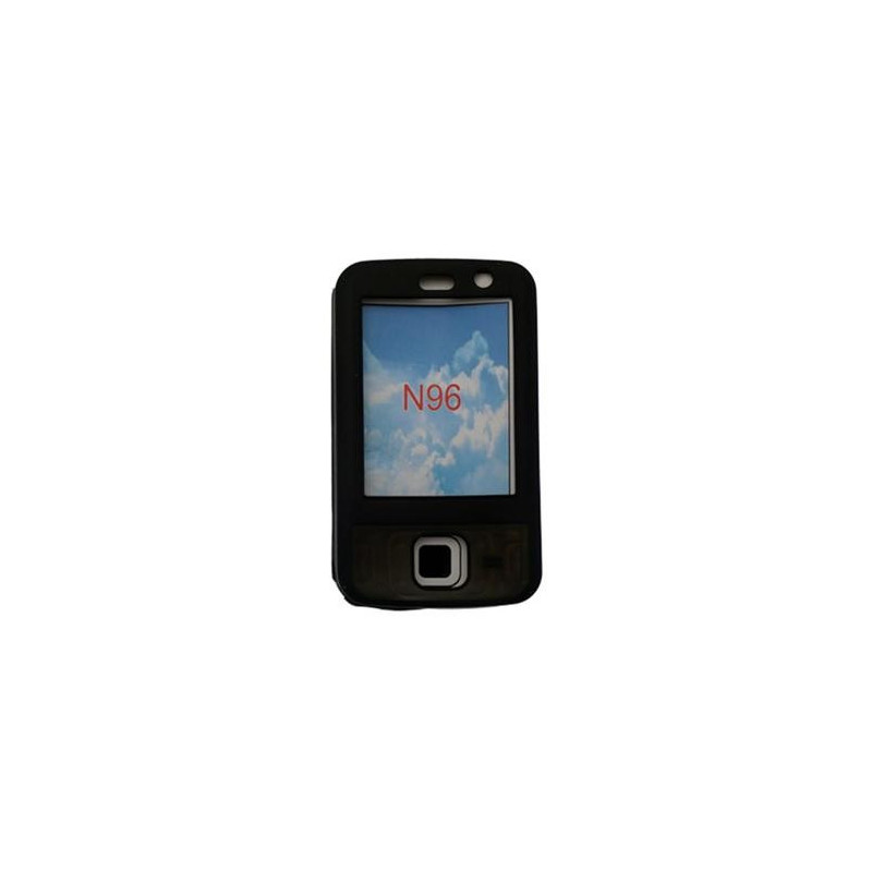 Housse Thermoformée en Silicone mou pour Nokia N96 - Noir