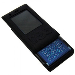 Housse Thermoformée en Silicone mou pour Sony Ericsson W595 - Noir