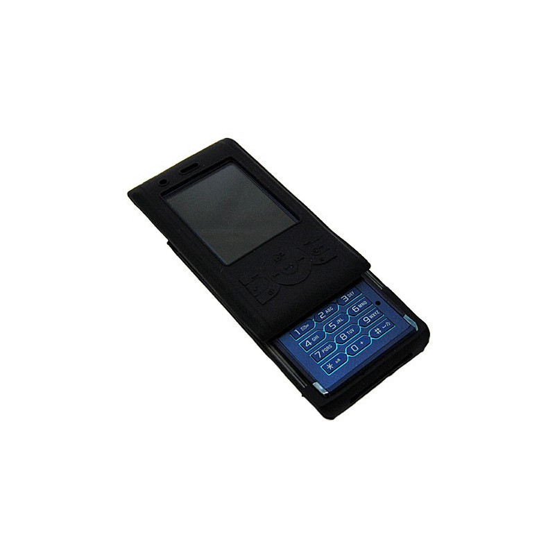 Housse Thermoformée en Silicone mou pour Sony Ericsson W595 - Noir