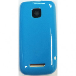 Coque Semi-Rigide JELLY CASE pour Nokia Asha 311 - Bleu Turquoise