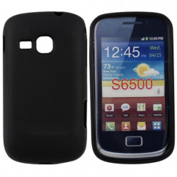Coque Semi-Rigide JELLY CASE pour Samsung Galaxy mini 2 (S6500) - Noir