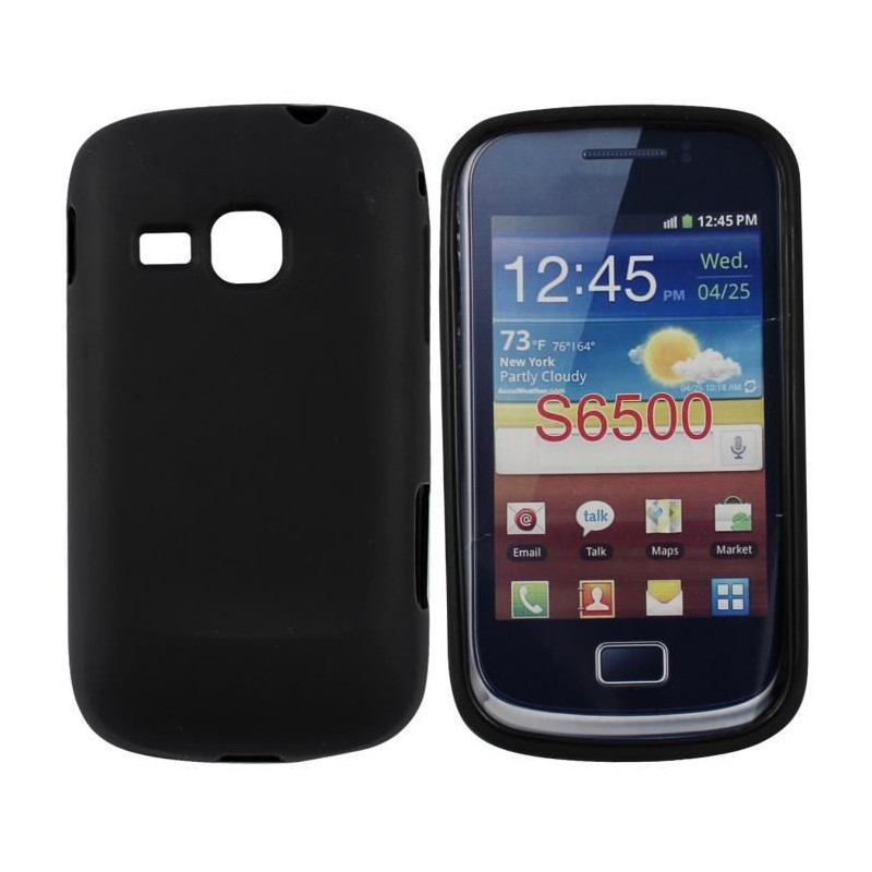Coque Semi-Rigide JELLY CASE pour Samsung Galaxy mini 2 (S6500) - Noir