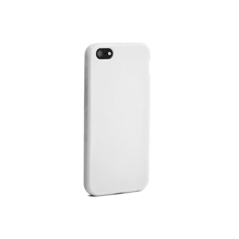 Coque Semi-Rigide JELLY CASE pour Apple iPhone 5/5S/SE - Blanc