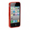 Coque Semi-Rigide JELLY CASE pour Apple iPhone 4/4S - Rouge