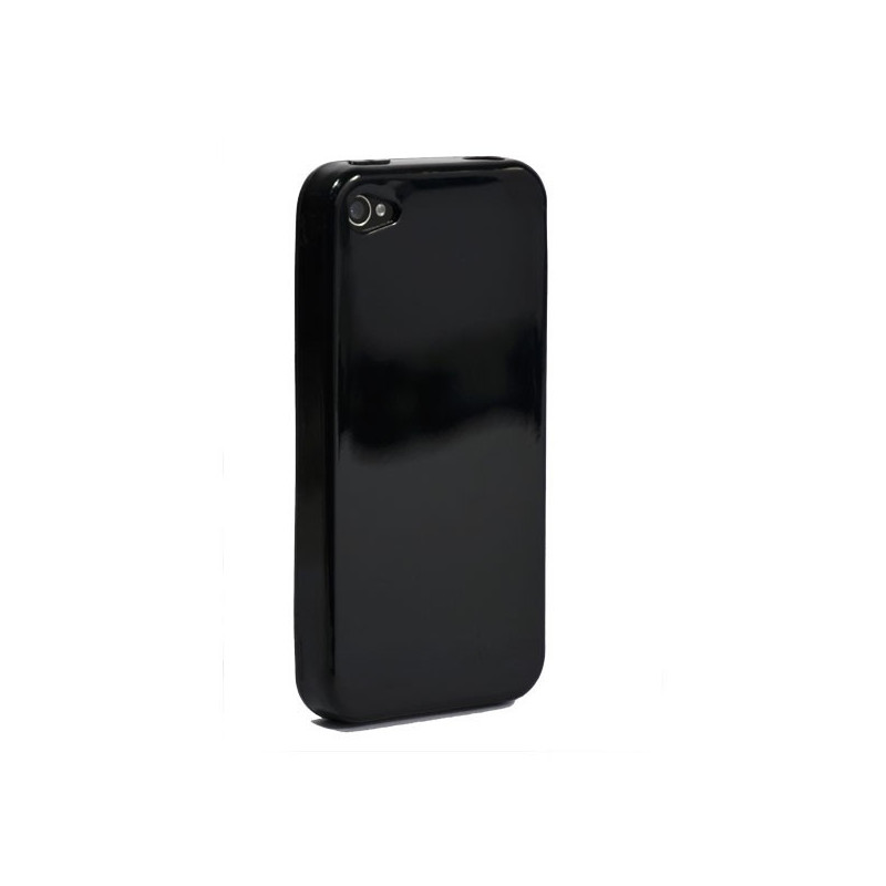 Coque Semi-Rigide JELLY CASE pour Apple iPhone 4/4S - Noir