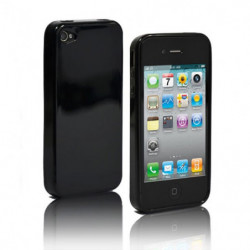 Coque Semi-Rigide JELLY CASE pour Apple iPhone 4/4S - Noir