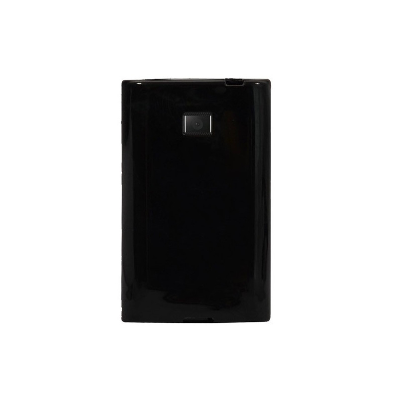 Coque Semi-Rigide JELLY CASE pour LG Optimus L3 E400/Optimus L3 E405 - Noir