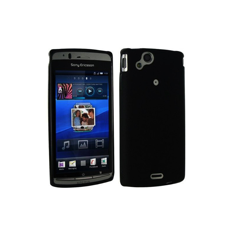 Coque Semi-Rigide JELLY CASE pour Sony Ericsson Xperia Arc/Xperia Arc S - Noir