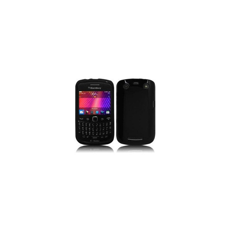 Coque Semi-Rigide JELLY CASE pour BlackBerry Curve 9360 - Noir