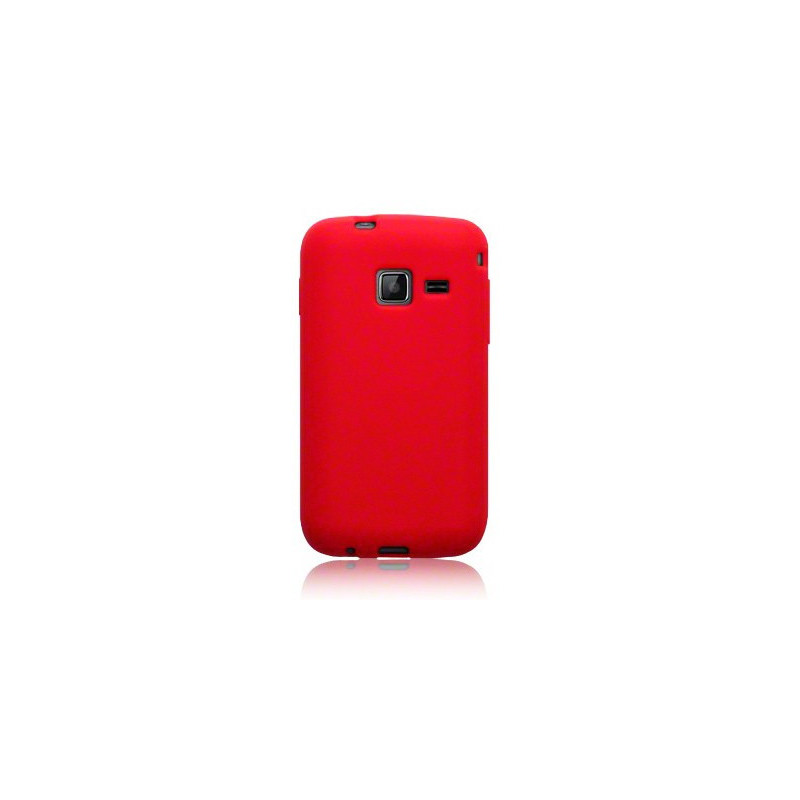 Coque Semi-Rigide JELLY CASE pour Samsung Wave Y (S5380) - Rouge