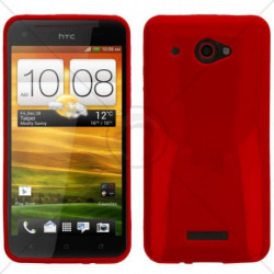 Coque Semi-Rigide JELLY CASE pour HTC Butterfly - Rouge