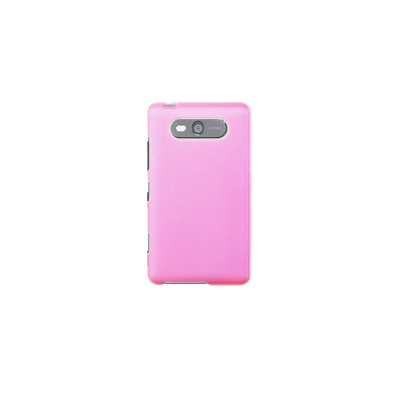 Coque Semi-Rigide JELLY CASE pour Nokia Lumia 820 - Rose Clair
