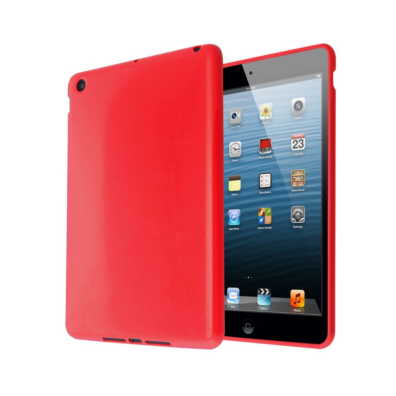 Coque Semi-Rigide JELLY CASE pour Apple iPad mini - Rouge