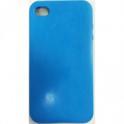 Coque Semi-Rigide JELLY CASE pour Apple iPhone 4/4S - Bleu