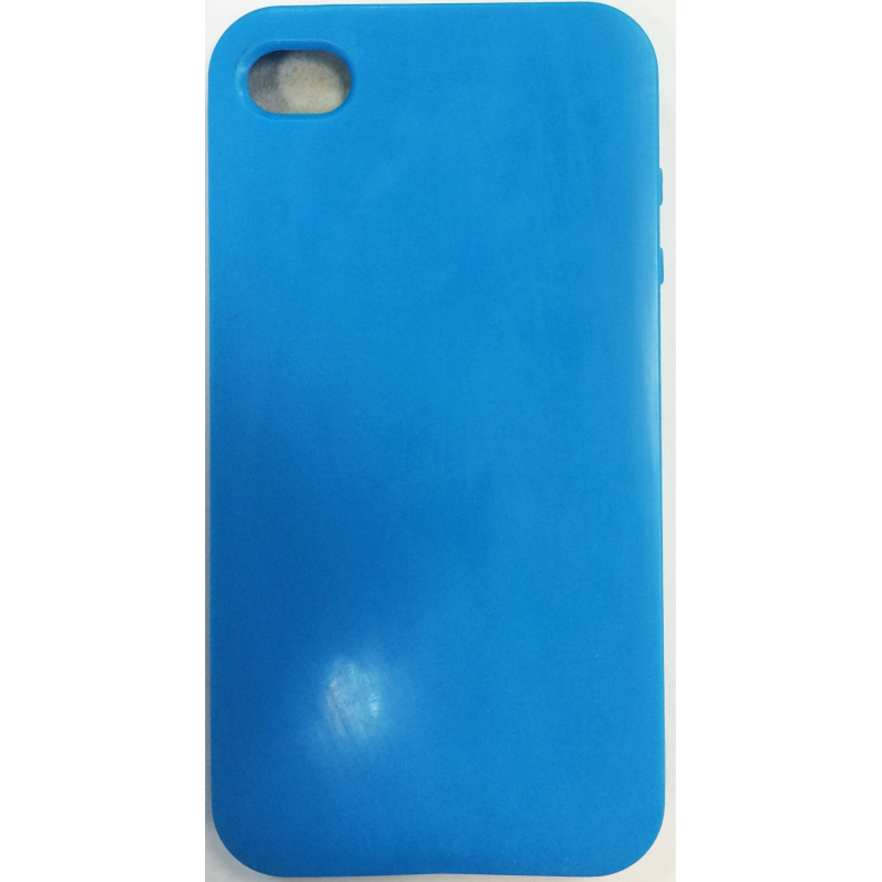 Coque Semi-Rigide JELLY CASE pour Apple iPhone 4/4S - Bleu