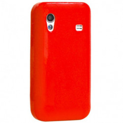 Coque Semi-Rigide JELLY CASE pour Samsung Galaxy Ace (S5830) - Rouge