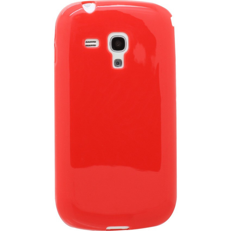 Coque Semi-Rigide JELLY CASE pour Samsung Galaxy Y Duos (S6102) - Rouge