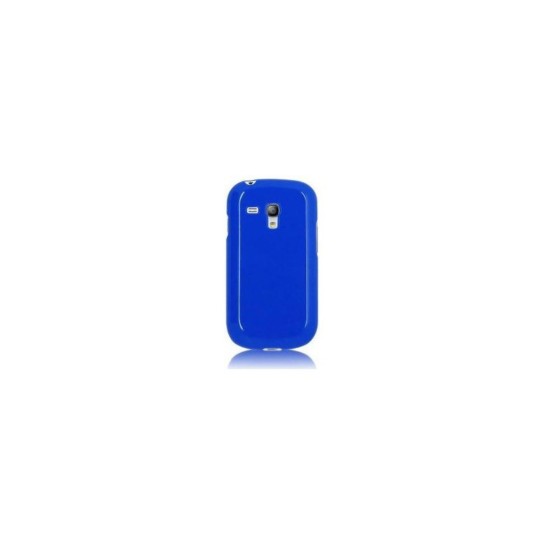 Coque Semi-Rigide JELLY CASE pour Samsung Galaxy mini 2 (S6500) - Bleu Ciel