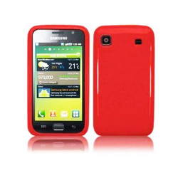 Coque Semi-Rigide JELLY CASE pour Samsung Galaxy S (I9000) - Rouge