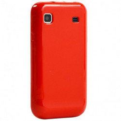 Coque Semi-Rigide JELLY CASE pour Samsung Galaxy S SCL (I9003) - Rouge