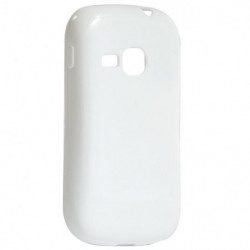 Coque Semi-Rigide JELLY CASE pour Samsung Galaxy mini 2 (S6500) - Blanc