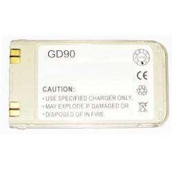 Batterie compatible 650 mAh pour Panasonic GD90 - Champagne