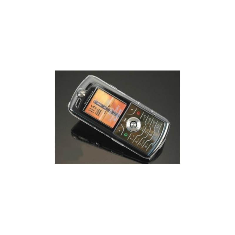 Coque Crystal Intégrale Rigide pour Motorola SLVR L7 - Transparent
