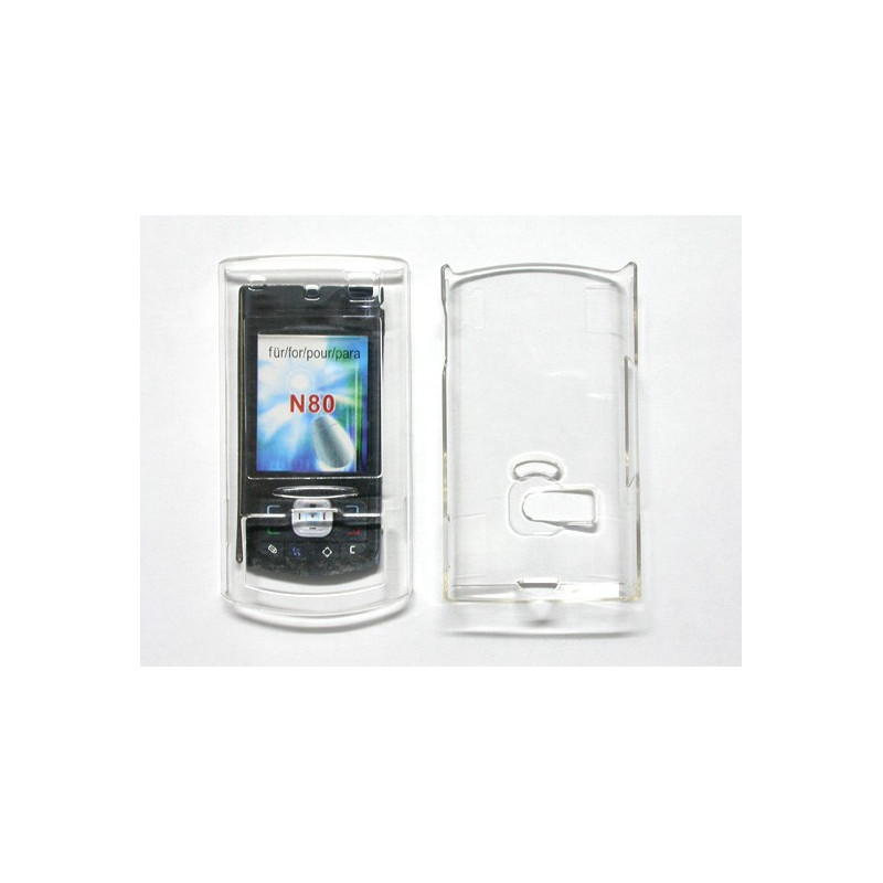 Coque Crystal Intégrale Rigide pour Nokia N80 - Transparent