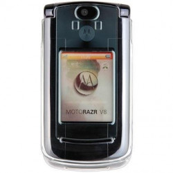 Coque Crystal Intégrale Rigide pour Motorola RAZR2 V8 - Transparent